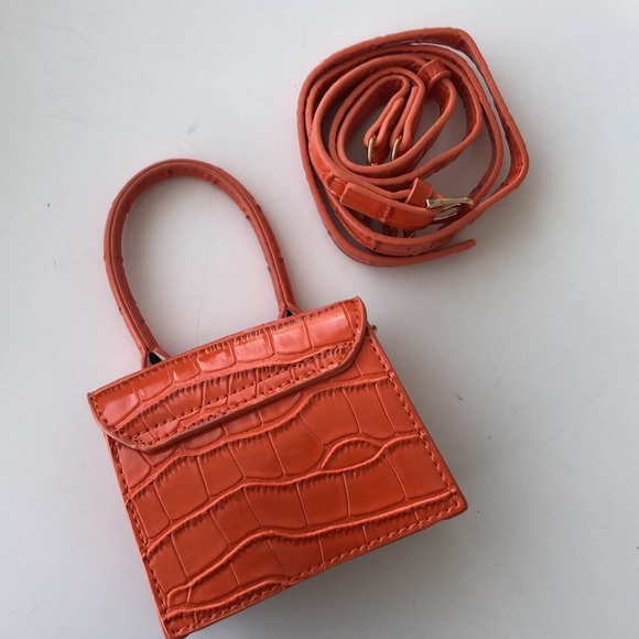 Orange mini bag - Picture 4 of 5
